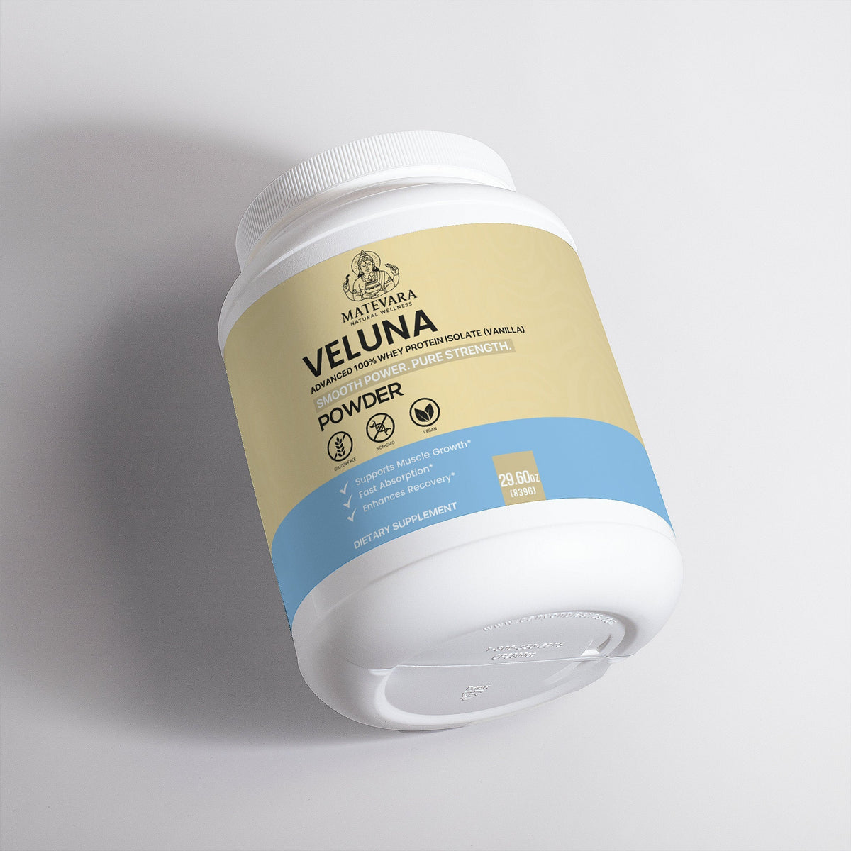 Veluna Advanced 100% Whey Protein Isolate | 28.4 oz (805g)