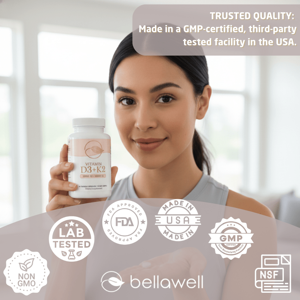 Vitamin D3 & K2 - Sunshine Boost by Bellawell
