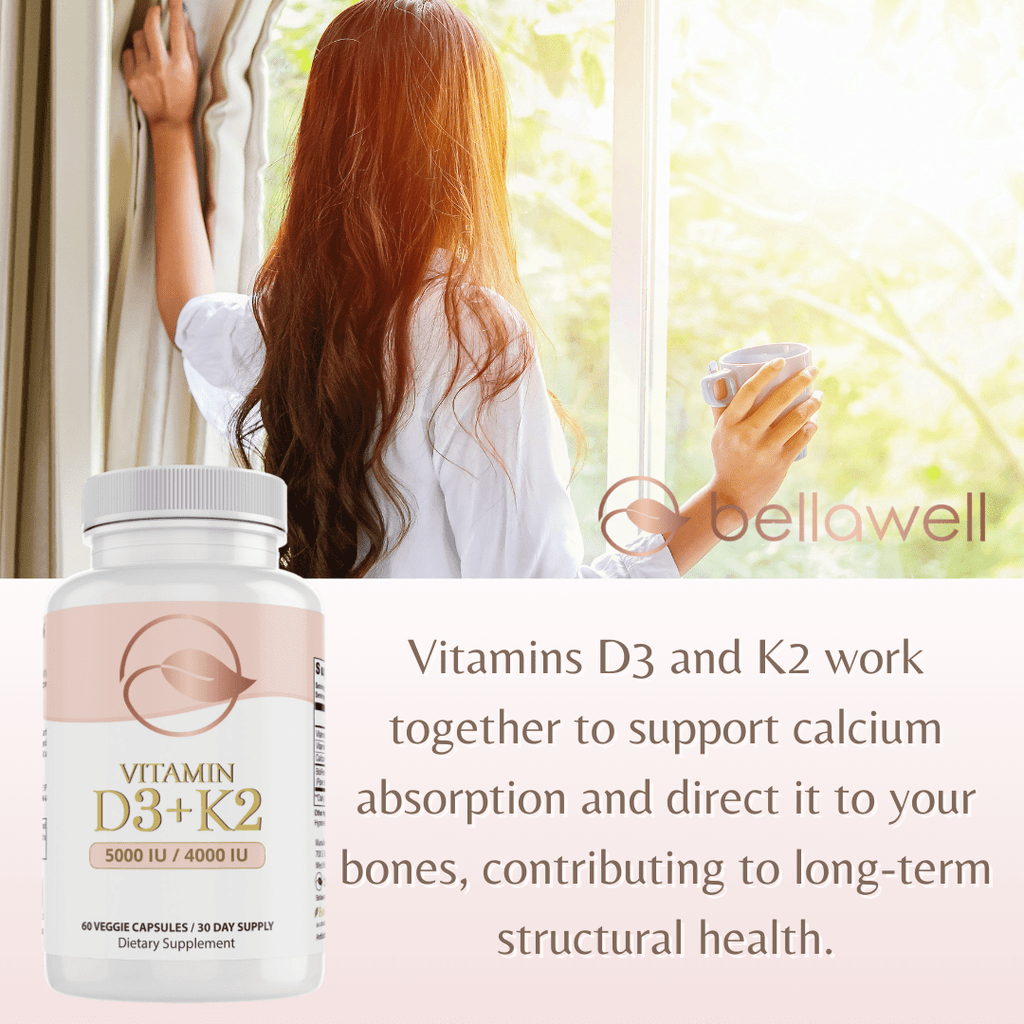 Vitamin D3 & K2 - Sunshine Boost by Bellawell