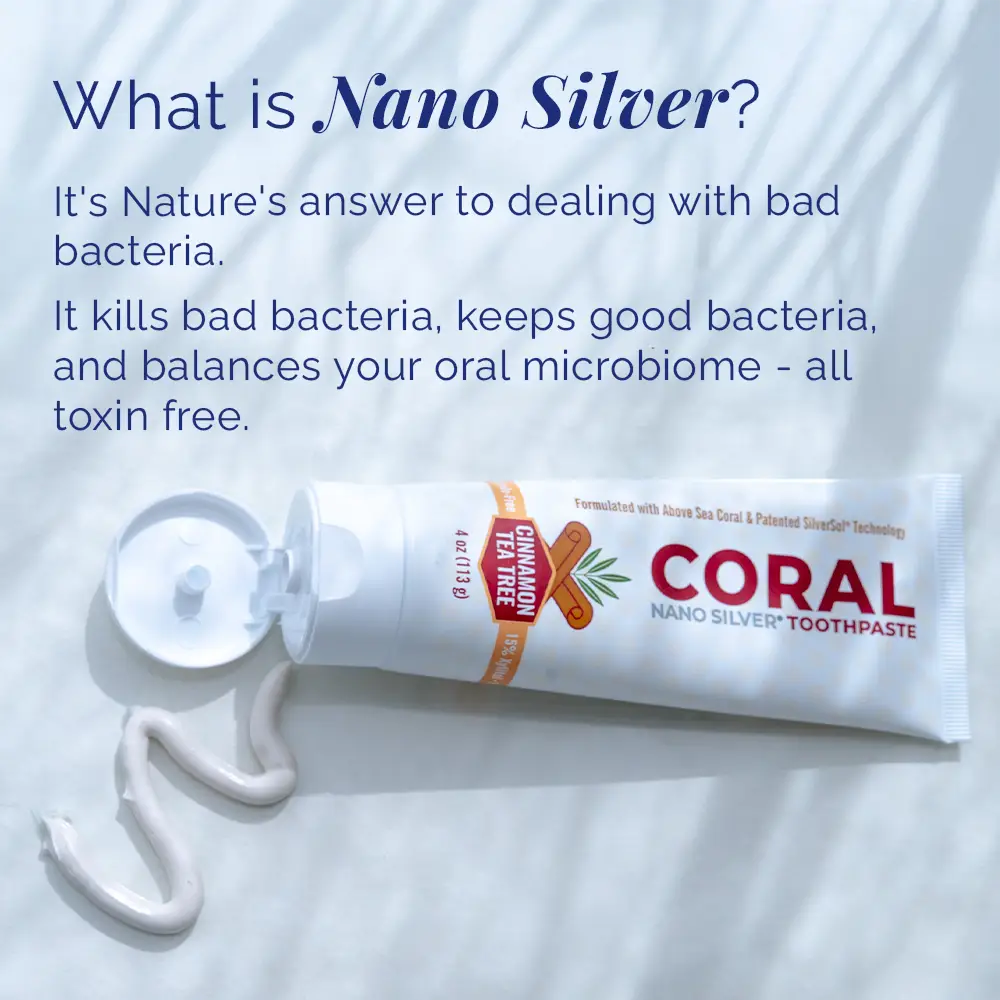 Fluoride Free Cinnamon Toothpaste with Nano Silver & Xylitol