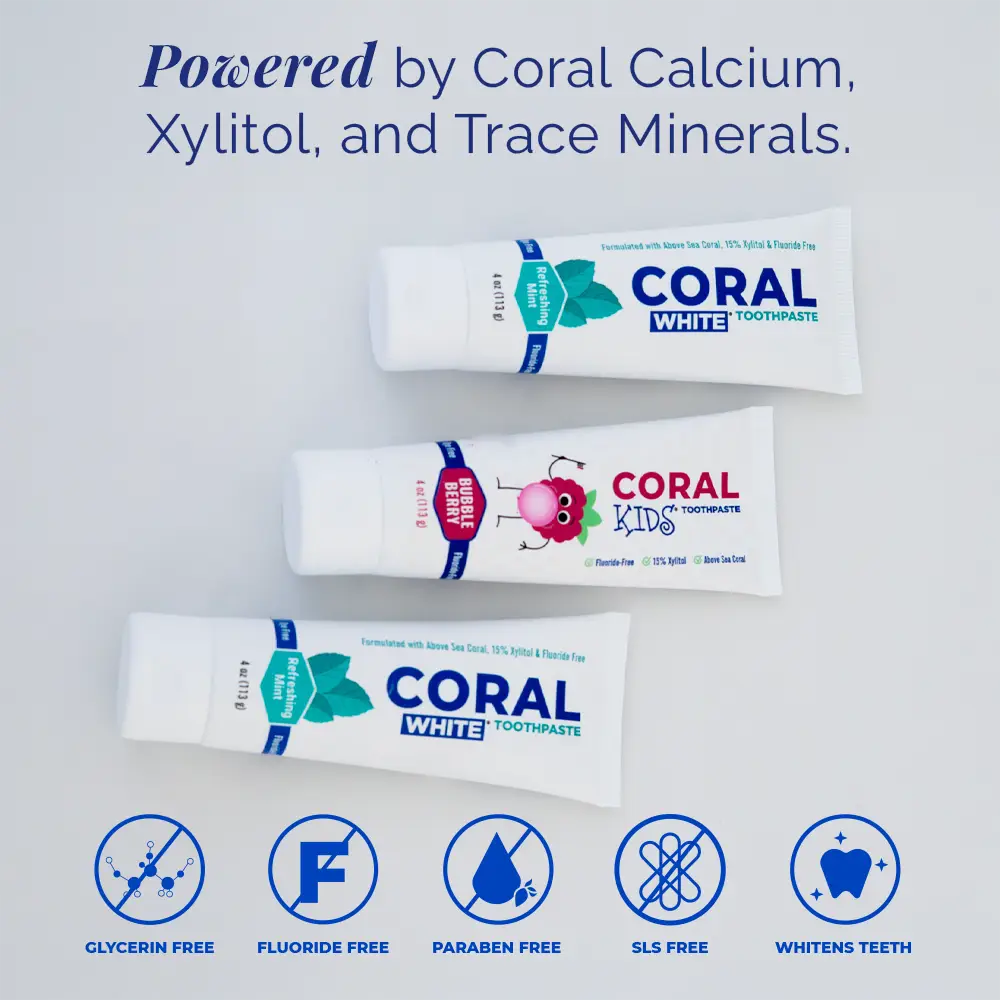 Coral Whitening Family Flavor Bundle