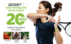 Boost Energy Patches: Caffeine, Guarana Green Tea Transdermal Energy - 28 Pack